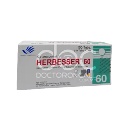 Herbesser 60mg Tablet 100s (Box)