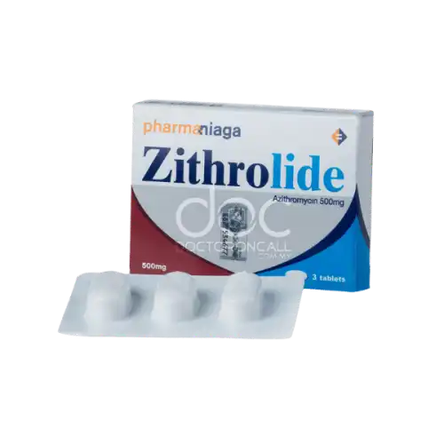 Pharmaniaga Zithrolide (Azithromycin) 500mg Tablet 3s (Strip)