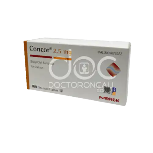 Concor (Bisoprolol) 2.5mg Tablet 100s (Box)