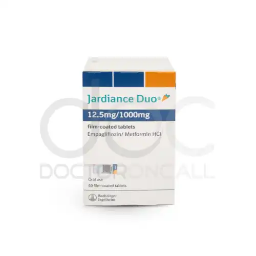 Jardiance Duo (Empagliflozin + Metformin)12.5mg/1000mg Tablet 60s (Box)