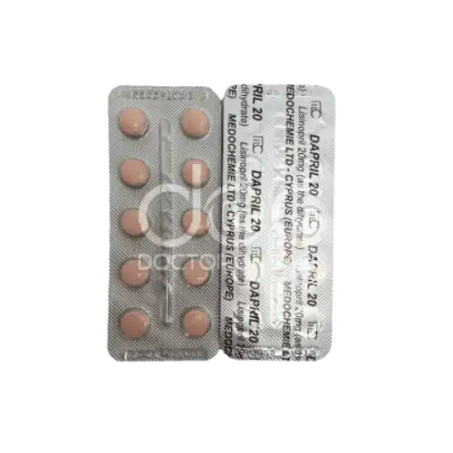 Dapril 20mg Tablet 10s (Strip)