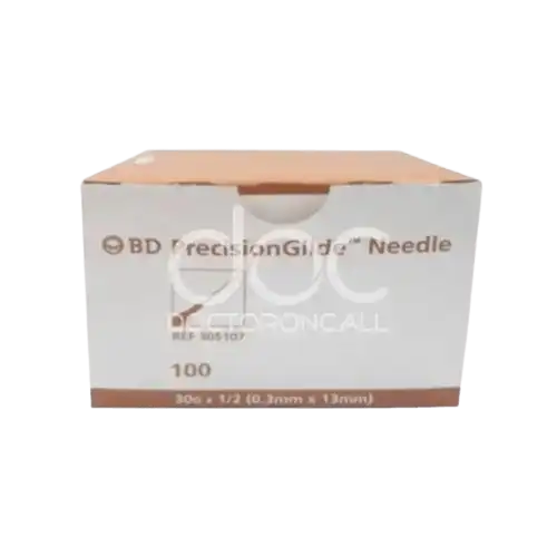 BD PrecisionGlide Needle 30G x 1/2 100's