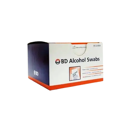BD Alcohol Swabs 100's