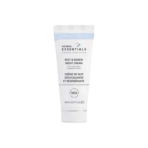 Herbal Essentials Rest & Renew Night Cream With Sugar Maple & Bilberry Extracts 30ml