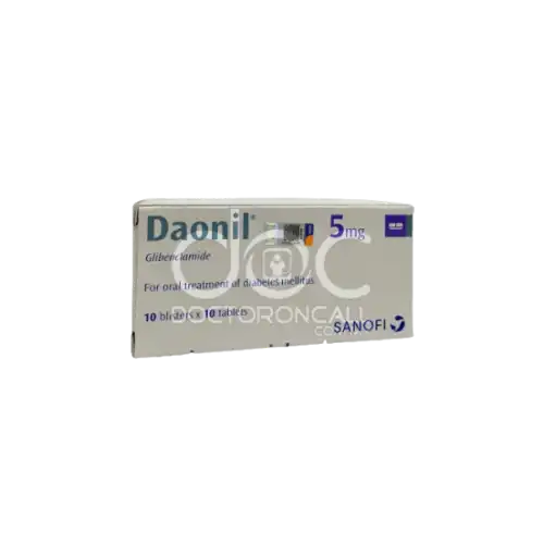 Daonil (Glibenclamide) 5mg Tablet 10s (Strip)
