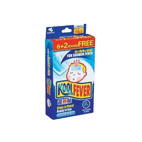 KoolFever Cooling Gel Child 6s + 2s
