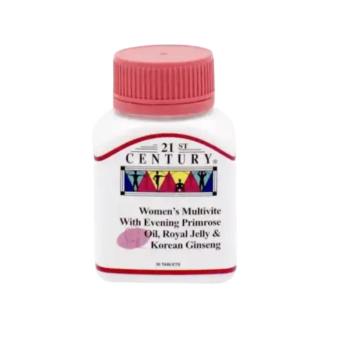 21st Century Women's Multivite with EPO, Royal Jelly & Korean Ginseng Tablet 30s
