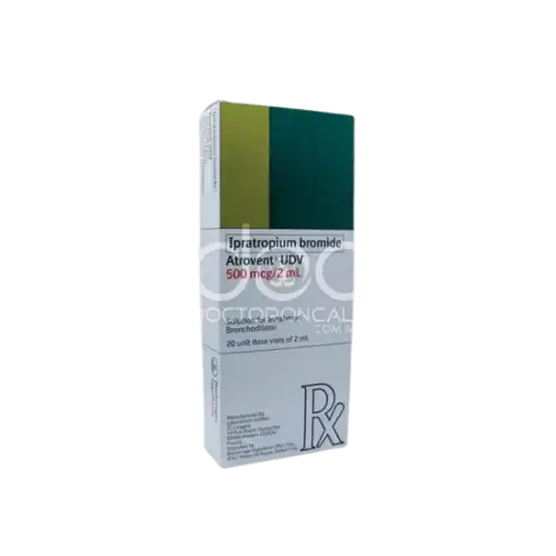 Atrovent 500mcg/2ml Unit Dose Vials 60s (Box)