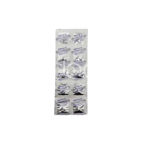 Ranbaxy Difnal K (Diclofenac) 50mg Tablet 10s (Strip)