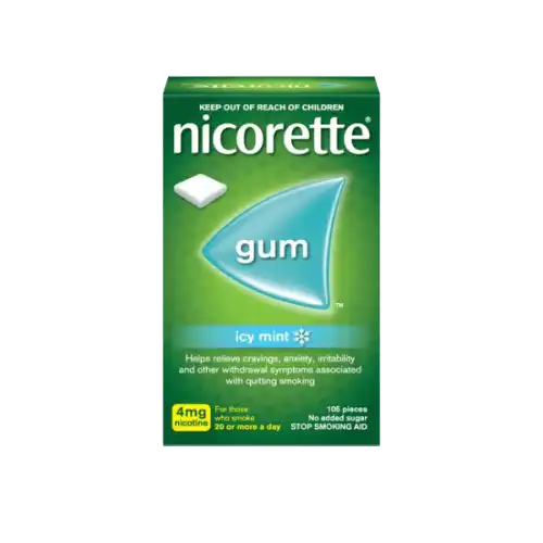 Nicorette Icymint (Nicotine) 4mg Gummy Tablet 105s (Box)