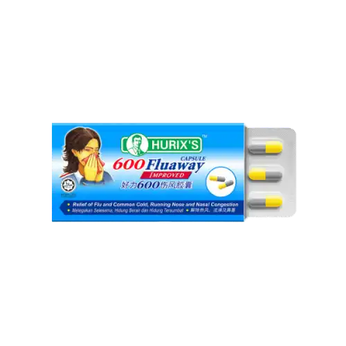 Hurixs 600 Fluaway Capsule 6s