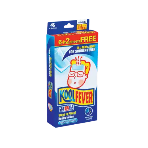 Koolfever Cooling Gel Adult 2 sheets x 6 packs