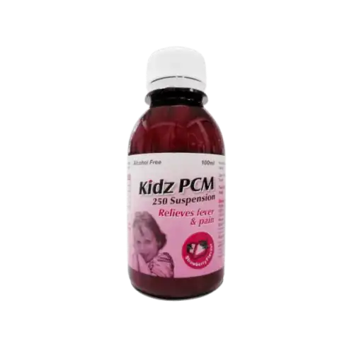 Kidz Paracetamol 250mg Suspension Strawberry 100ml