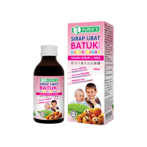 Hurixs Sirap Ubat Batuk Untuk Kanak 60ml