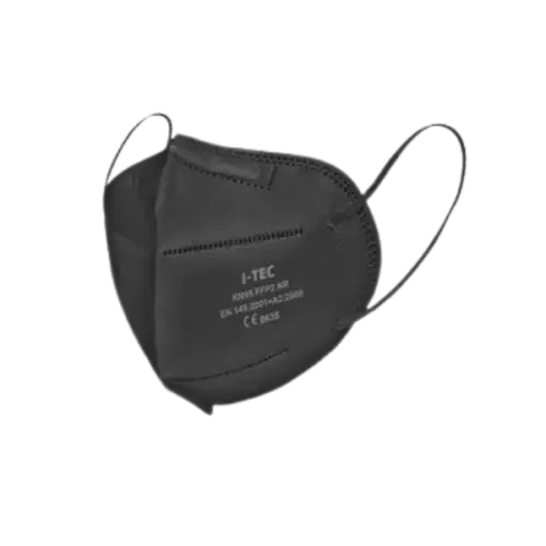 I-TEC KN95 FFP2 Medical Mask (Black) 20s