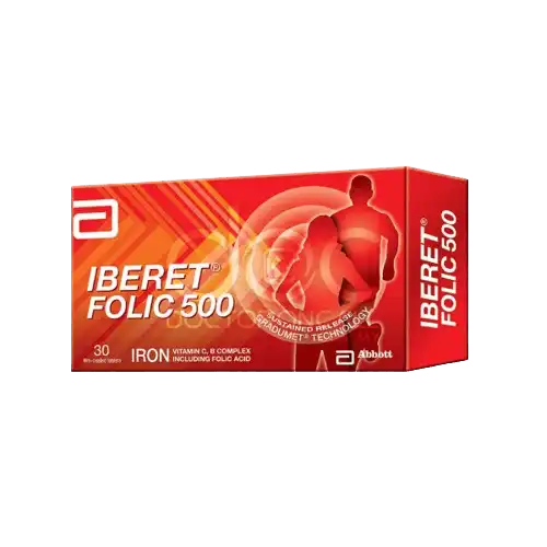 Iberet Folic 500mg Tablet 30s