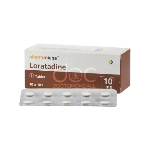 Pharmaniaga Loratadine 10mg Tablet 10s (Strip)