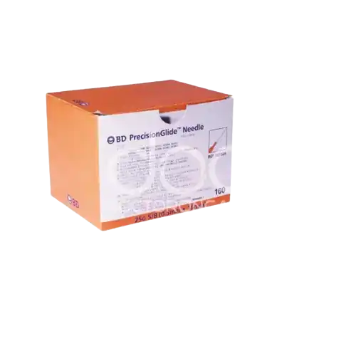 BD PrecisionGlide Needle 25G x 5/8 100's