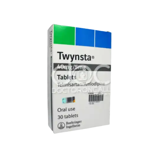Twynsta (Amlodipine + Telmisartan) 40/5mg Tablet 30s (Box)