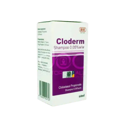 Hoe Cloderm (Clobetasol) Shampoo 60ml