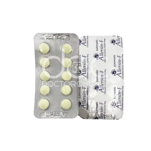 Sunward Allersin-F 4mg Tablet 10s (Strip)