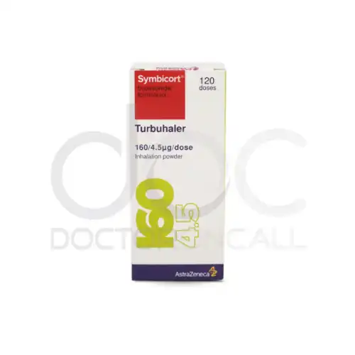 Symbicort (Formoterol + Budesonide) 160/4.5mcg Turbuhaler 120 Doses