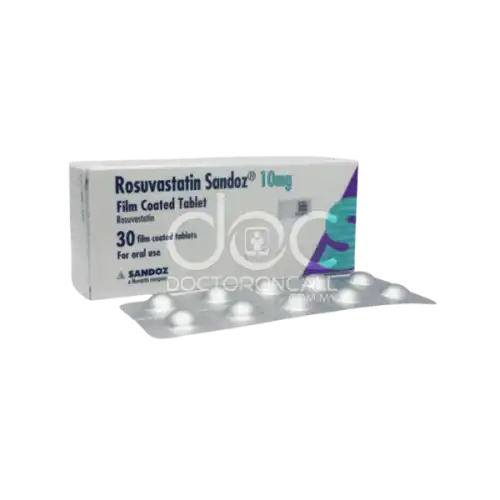 Sandoz Rosuvastatin 10mg Tablet 30s (Box)