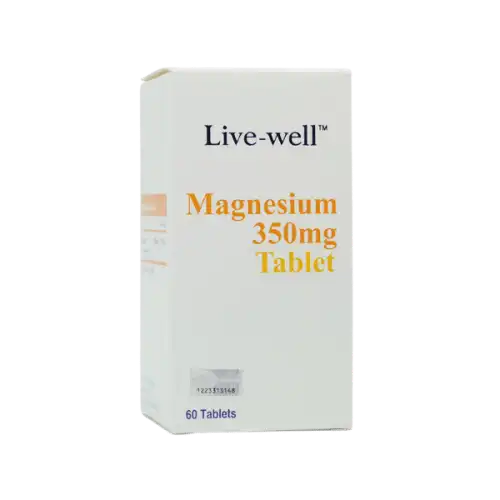 Live-well Magnesium 350mg Tablet 60s