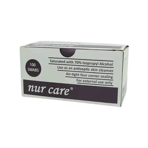 Nur Care Alcohol Swabs 100s