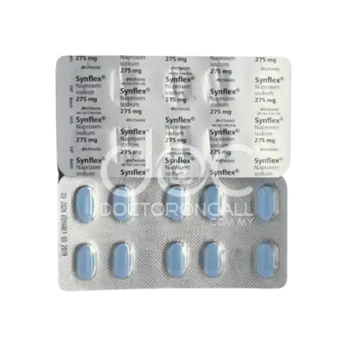 Synflex (Naproxen Sodium) 275mg Tablet 10s (Strip)