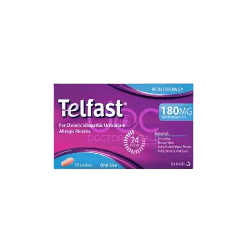 Telfast (Fexofenadine) 180mg Tablet 10s (Strip)