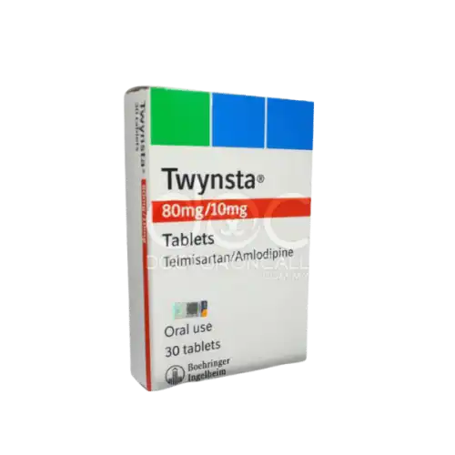 Twynsta (Amlodipine + Telmisartan) 80/10mg Tablet 30s (Box)