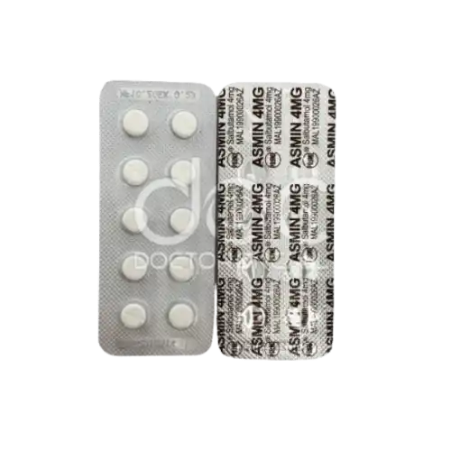 Asmin (Salbutamol) 4mg Tablet 10s (Strip)