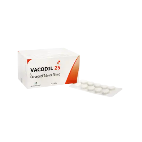 Vacodil 25mg Tablet 10s (Strip)