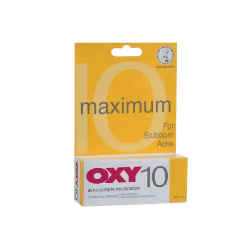 Oxy 10 Acne Pimple Treatment With Benzoyl Peroxide 10g