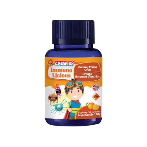 Chewies ImmunoLicious Gummy 60s Orange