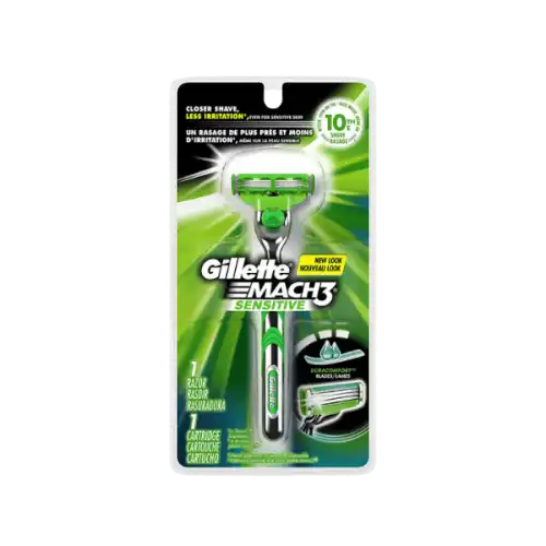 Gillette Mach3 Sensitive Razor 1s