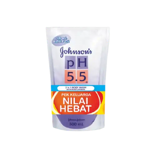 Johnson's pH5.5 Nourishing Body Wash 2-in-1 1L FOC 250ml