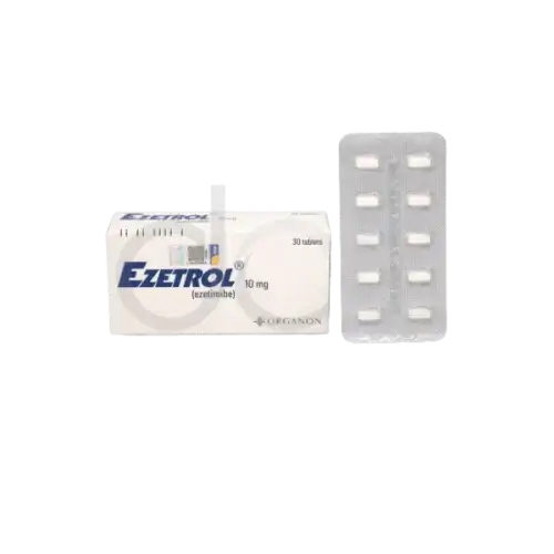Ezetrol (Ezetimibe) 10mg Tablet 30s (Box)