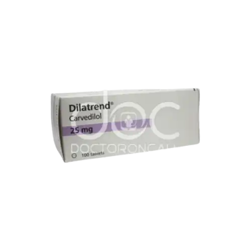 Dilatrend (Carvedilol) 25mg Tablet 100s (Box)