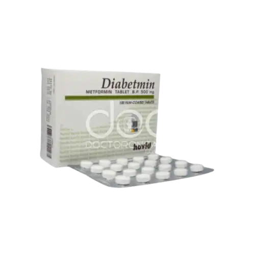 Diabetmin (Metformin) 500mg Tablet 100s (Box)