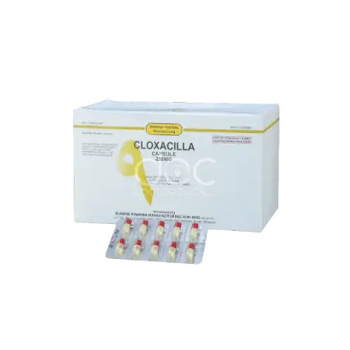 Pharmaniaga Cloxacilla 250mg Capsule 10s (Strip)