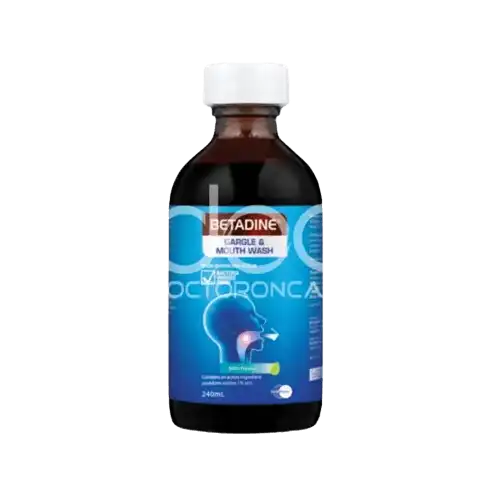 Betadine (Povidone-Iodine) Gargle & Mouth Wash 240ml
