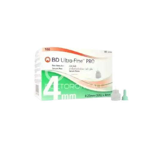BD Ultra-Fine Pro Pen Needles 0.23mm (32G) x 4mm 100's