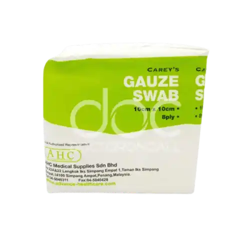 AHC Gauze Swab (10cm x 10cm x 8plys) 100's