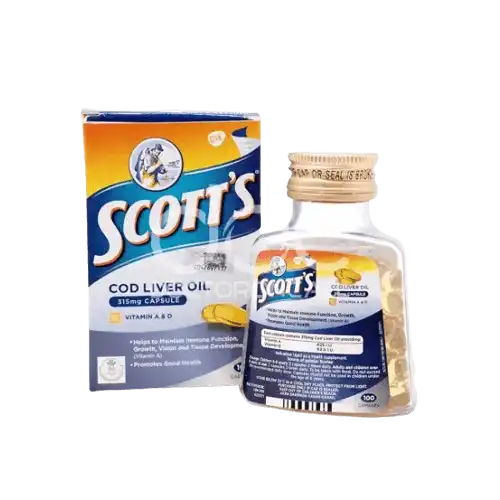 Scott's Pure Cod Liver Oil Capsule 100s