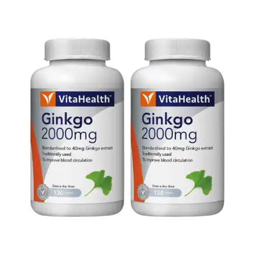 VitaHealth Ginkgo 2000 Tablet 130s x2