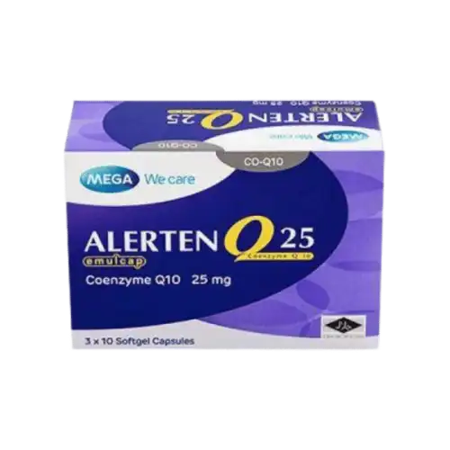 Alerten Coenzyme Q10 25mg Capsule 30s
