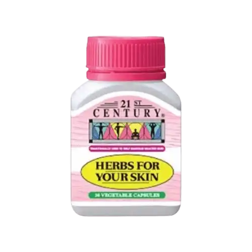 21st Century Herbs For Your Skin Capsule 30s