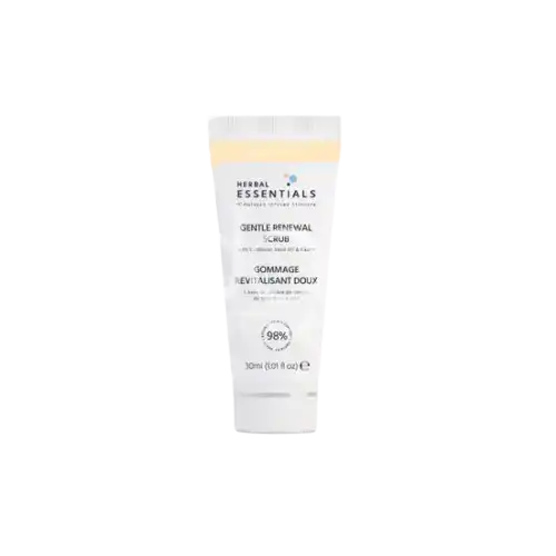 Herbal Essentials Gentle Renewal Scrub with Sunflower Seed Oil and Kaolin 30ml